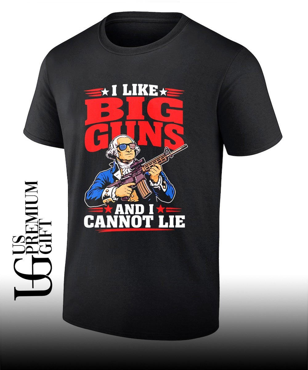 George Washington I like big guns and I cannot lie graphic shirt