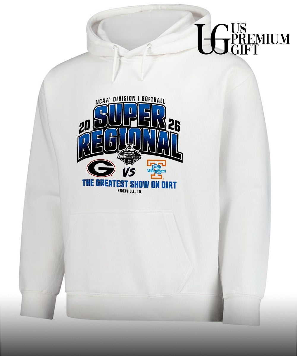Georgia Bulldogs and Tennessee Volunteers 2026 NCAA Division I Softball Super Regionals the Greatest show on Dirt shirt