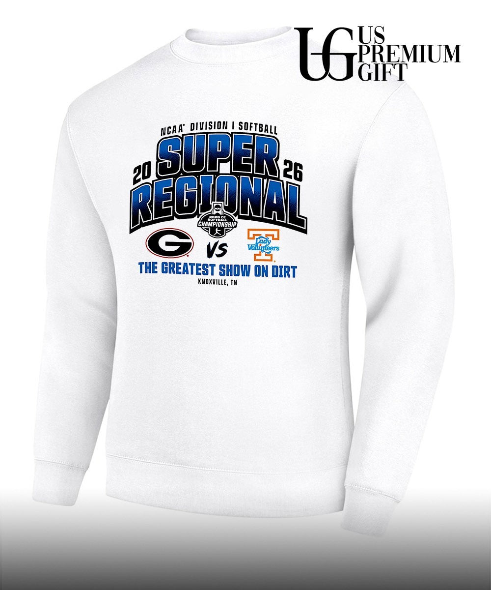Georgia Bulldogs and Tennessee Volunteers 2026 NCAA Division I Softball Super Regionals the Greatest show on Dirt shirt