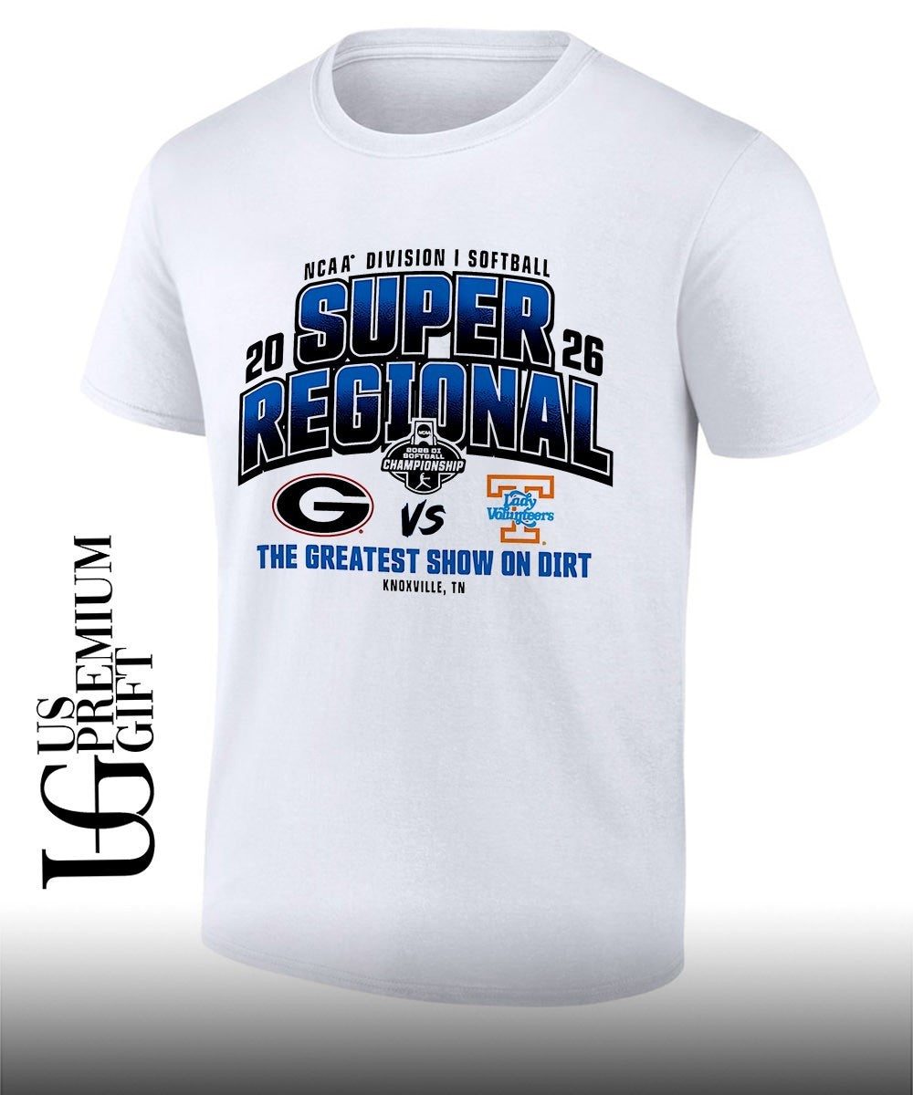 Georgia Bulldogs and Tennessee Volunteers 2026 NCAA Division I Softball Super Regionals the Greatest show on Dirt shirt