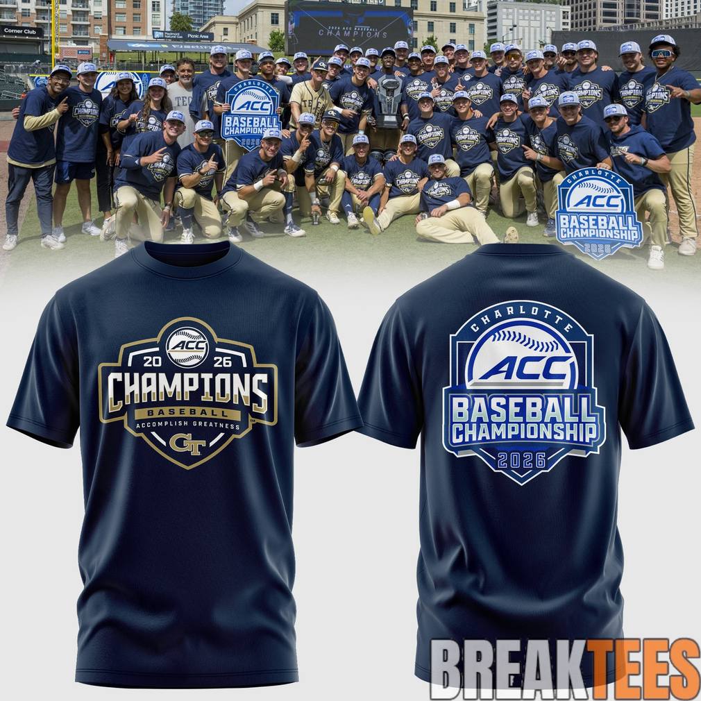 Georgia Tech Yellow Jackets 2026 ACC Tournament Regular Season Champions Shirt