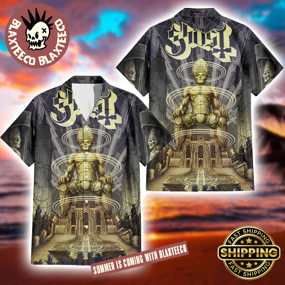 Ghost Band Ceremony and Devotion Album Cover 2025 Summer Hawaiian Shirt