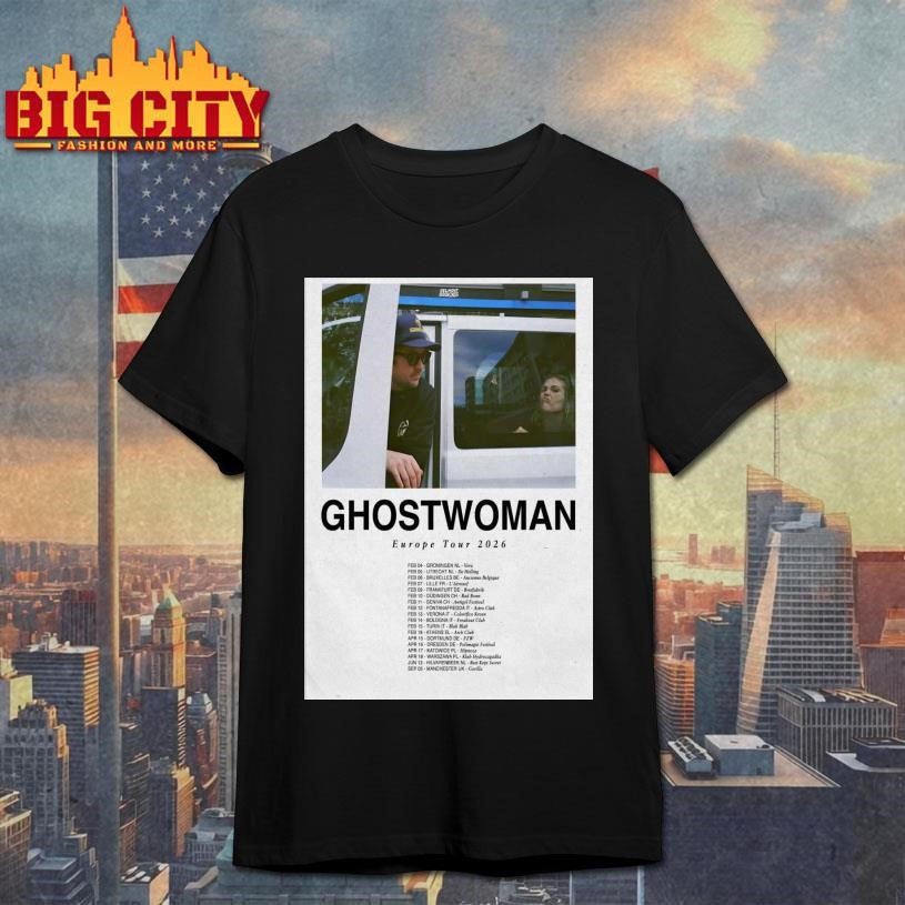 Ghostwoman EU Tour 2026 Poster shirt