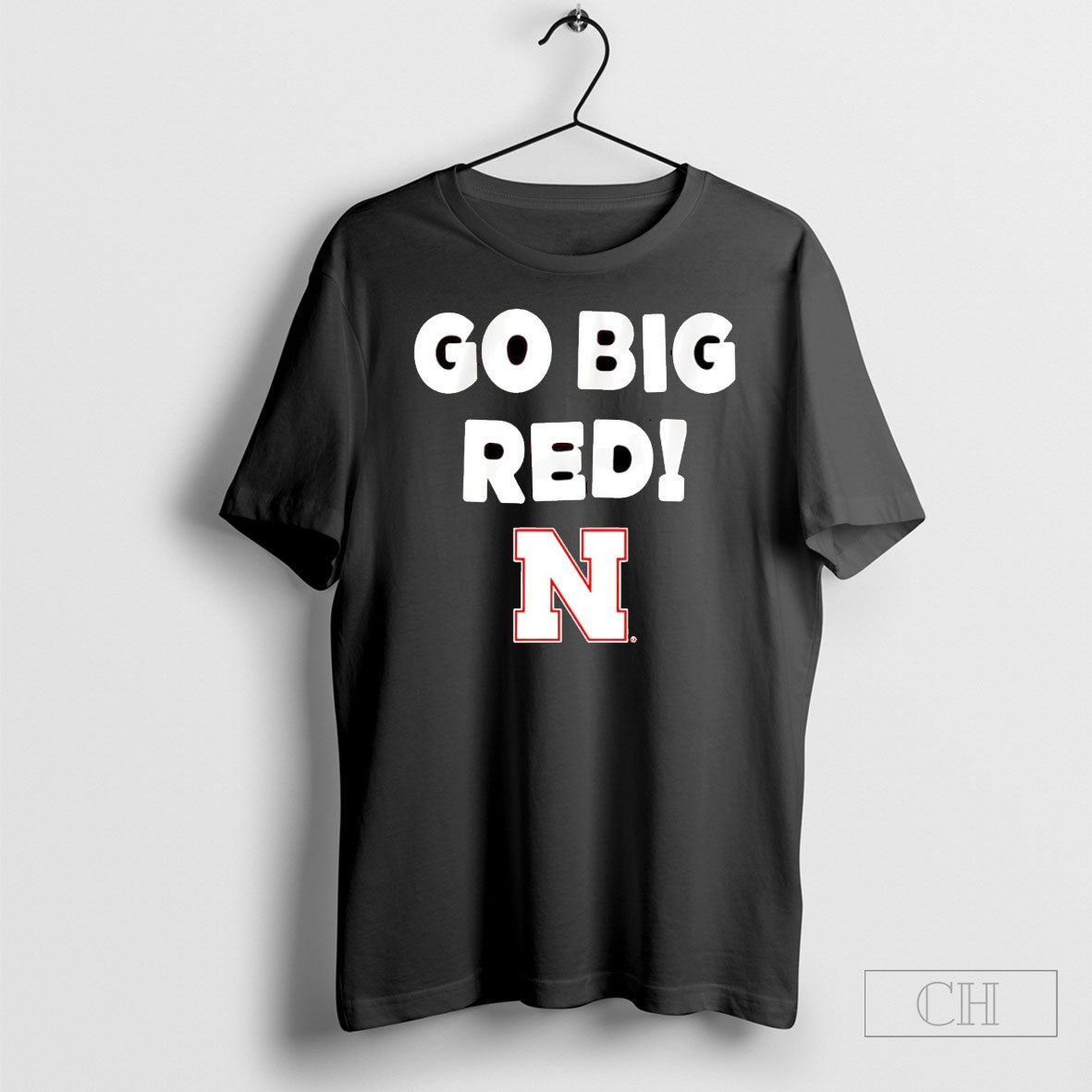 Go Big Red Nebraska Cornhuskers Slogan Shirt Tee