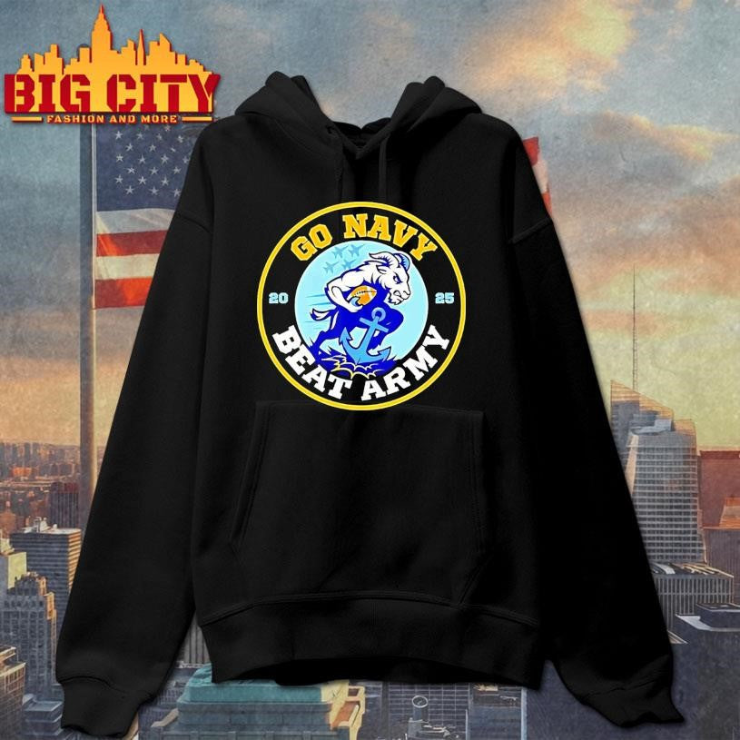 Go Navy Beat Army Navy Midshipmen Cic Trophy Champions 2025 Shirt