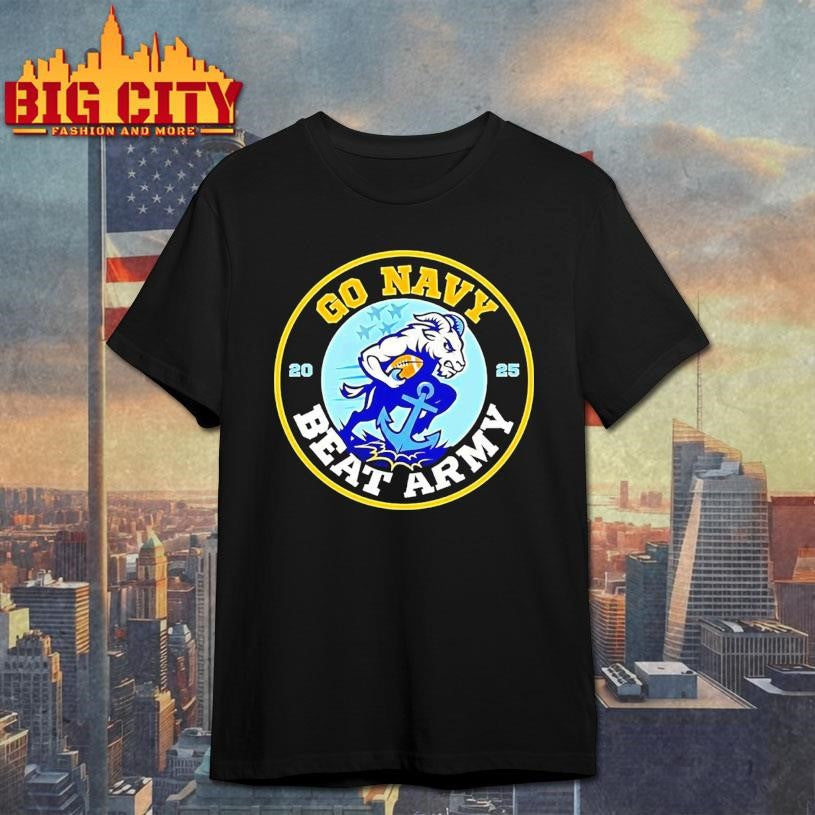 Go Navy Beat Army Navy Midshipmen Cic Trophy Champions 2025 Shirt