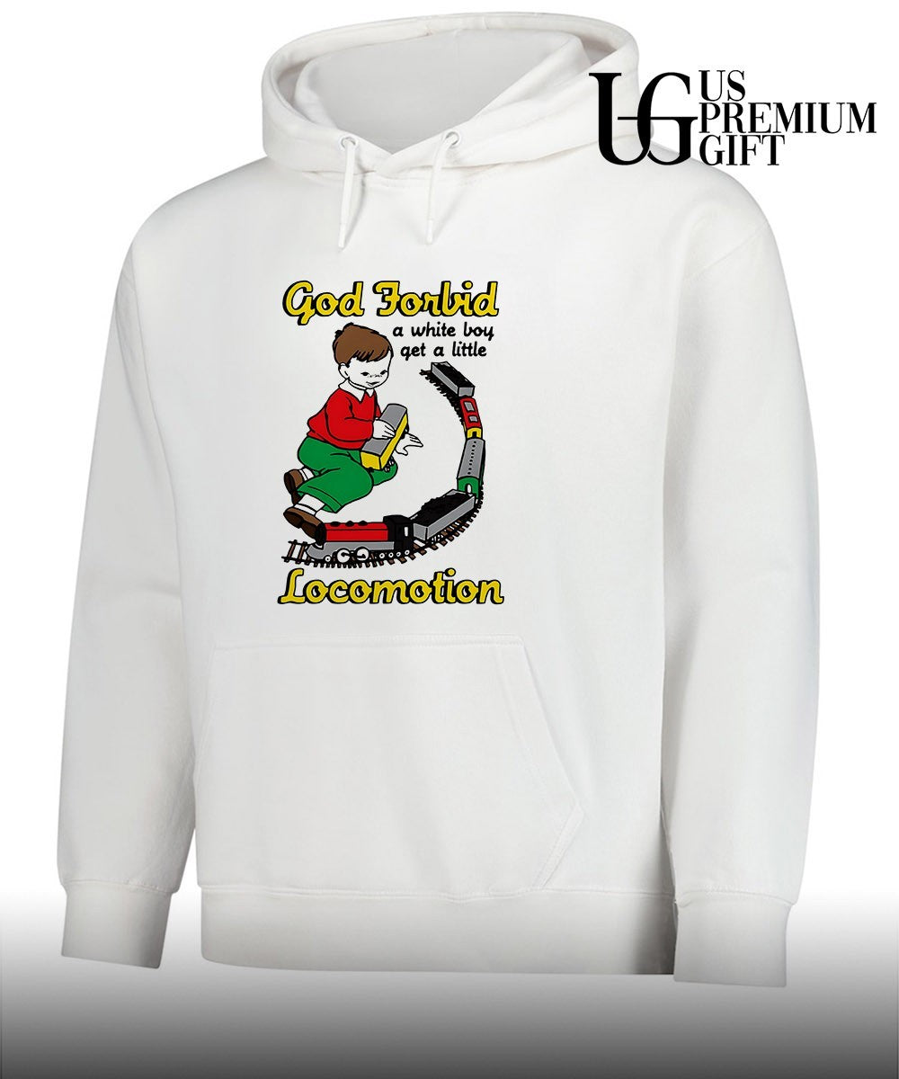 God forbid a white boy get a little locomotion shirt