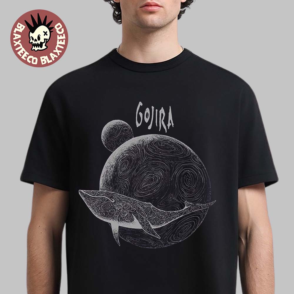 Gojira Europe Tour 2026 Merch From Mars To Sirius Whale T-Shirt