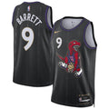 Golden State Warriors #9 RJ Barrett Unisex 202425 Swingman Player Jersey - City Edition - Navy