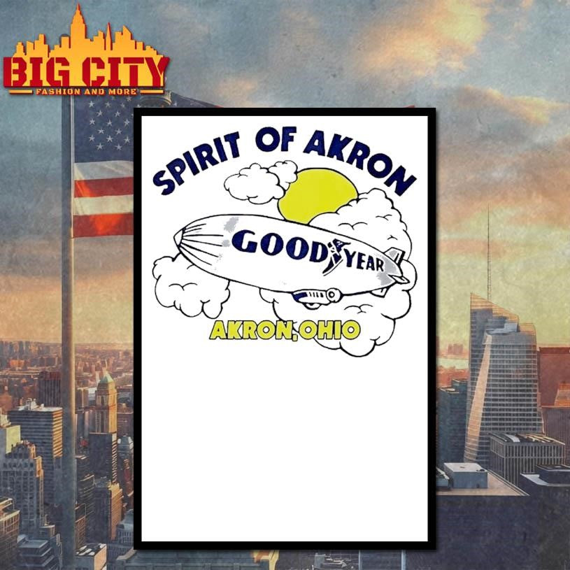 Goodyear Spirit Of Akron Ohio Blimp Shirt
