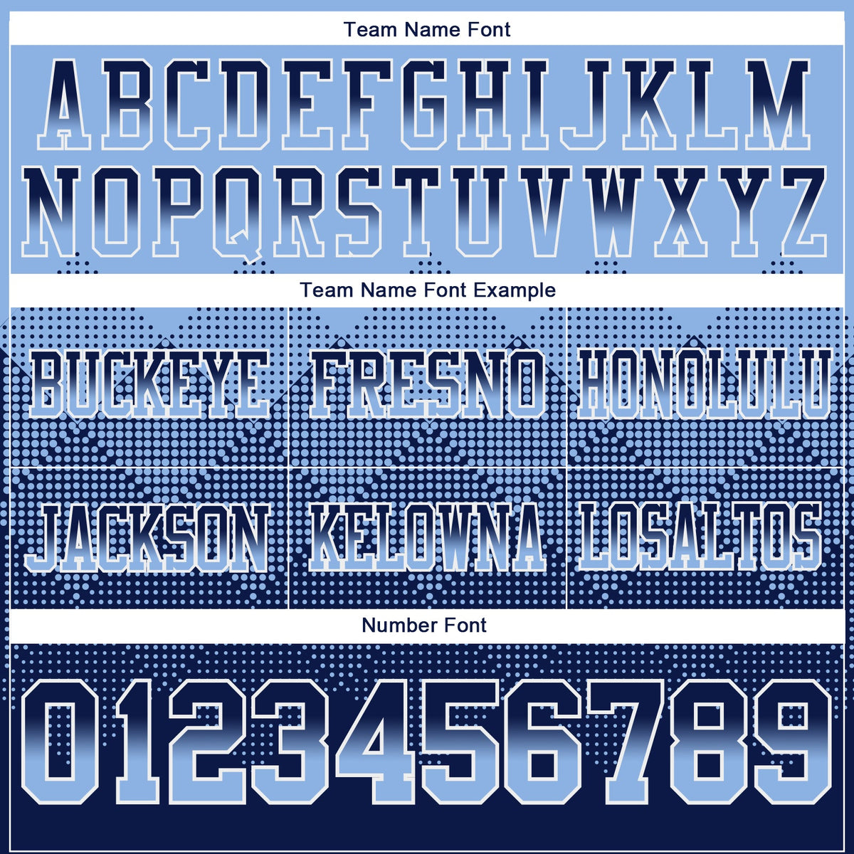 Custom Light Blue Navy-White Authentic Gradient Square Shape Flag Football Jersey