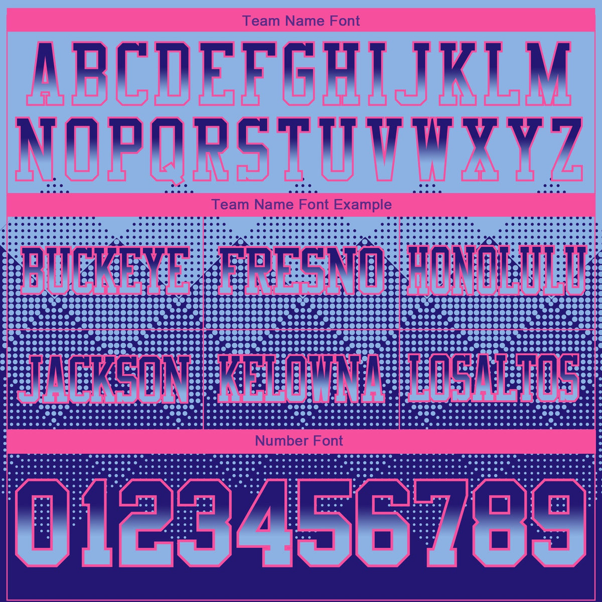 Custom Light Blue Dark Purple-Pink Authentic Gradient Square Shape Flag Football Jersey