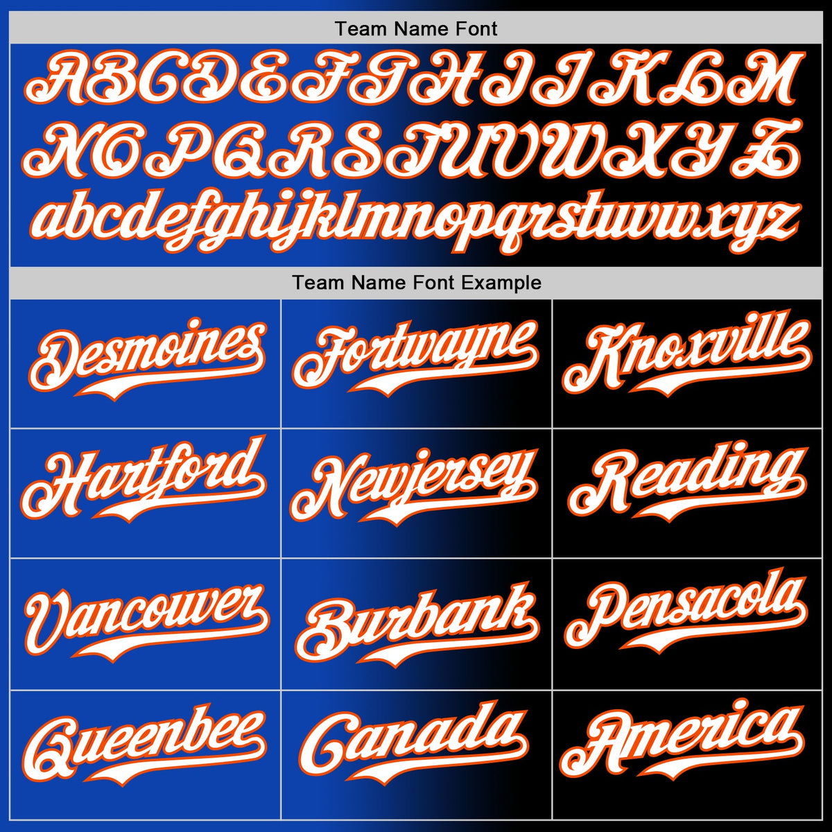Custom Black White Thunder Blue-Orange Authentic Gradient Fashion Baseball Jersey