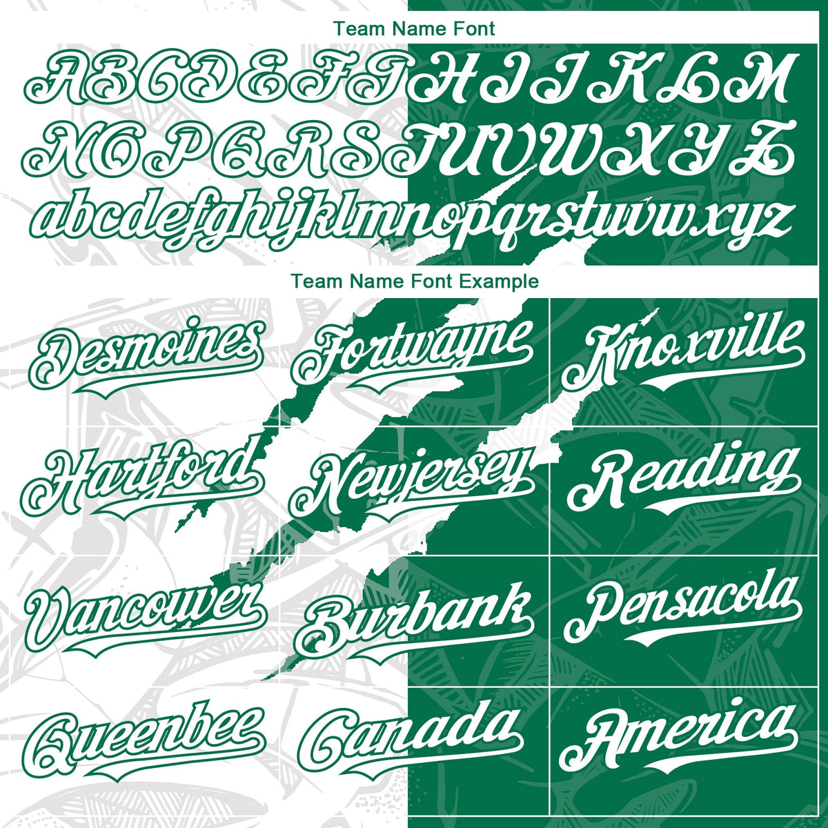 Custom Graffiti Pattern White-Kelly Green 3D Scratch Authentic Baseball Jersey