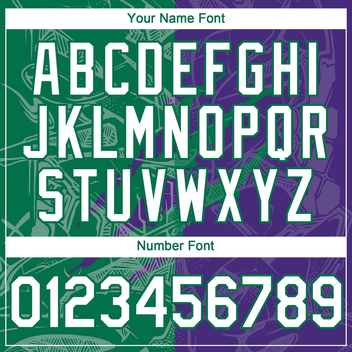 Custom Graffiti Pattern White Purple-Kelly Green 3D Scratch Authentic Baseball Jersey