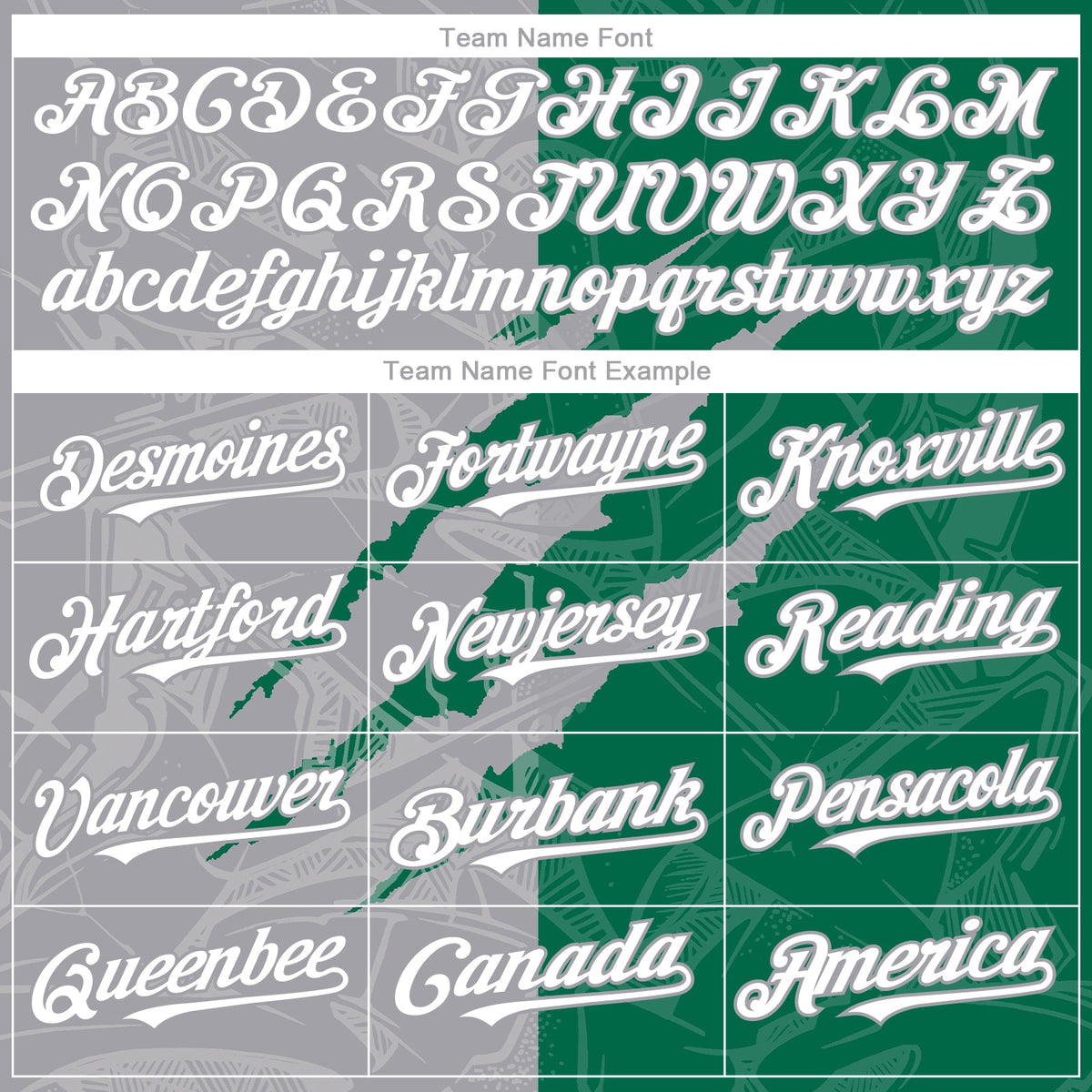 Custom Graffiti Pattern White Kelly Green-Gray 3D Scratch Authentic Baseball Jersey