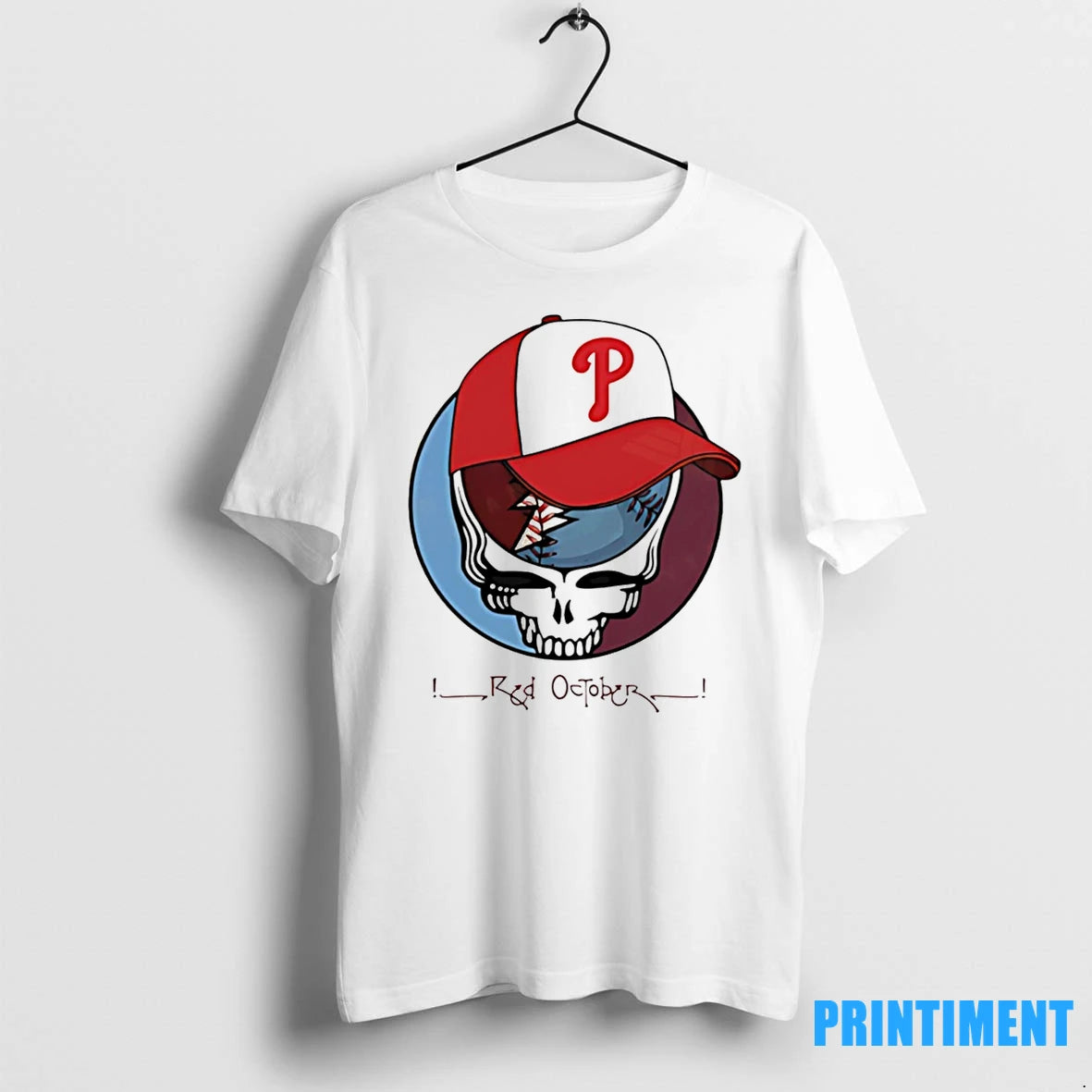Grateful Dead X Philadelphia Phillies Red October Red Tshirts Sweater