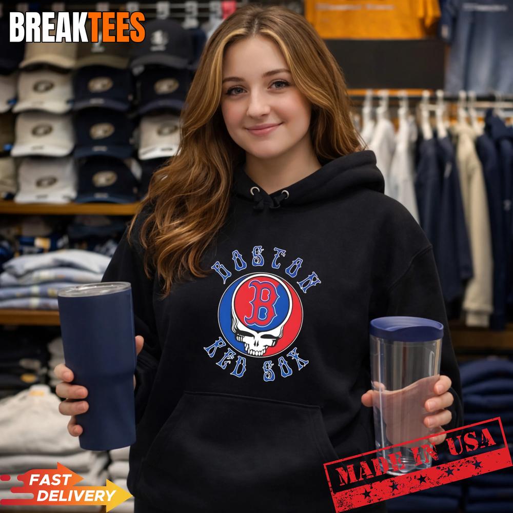 Grateful Dead x Boston Red Sox Baseball Logo T-Shirt
