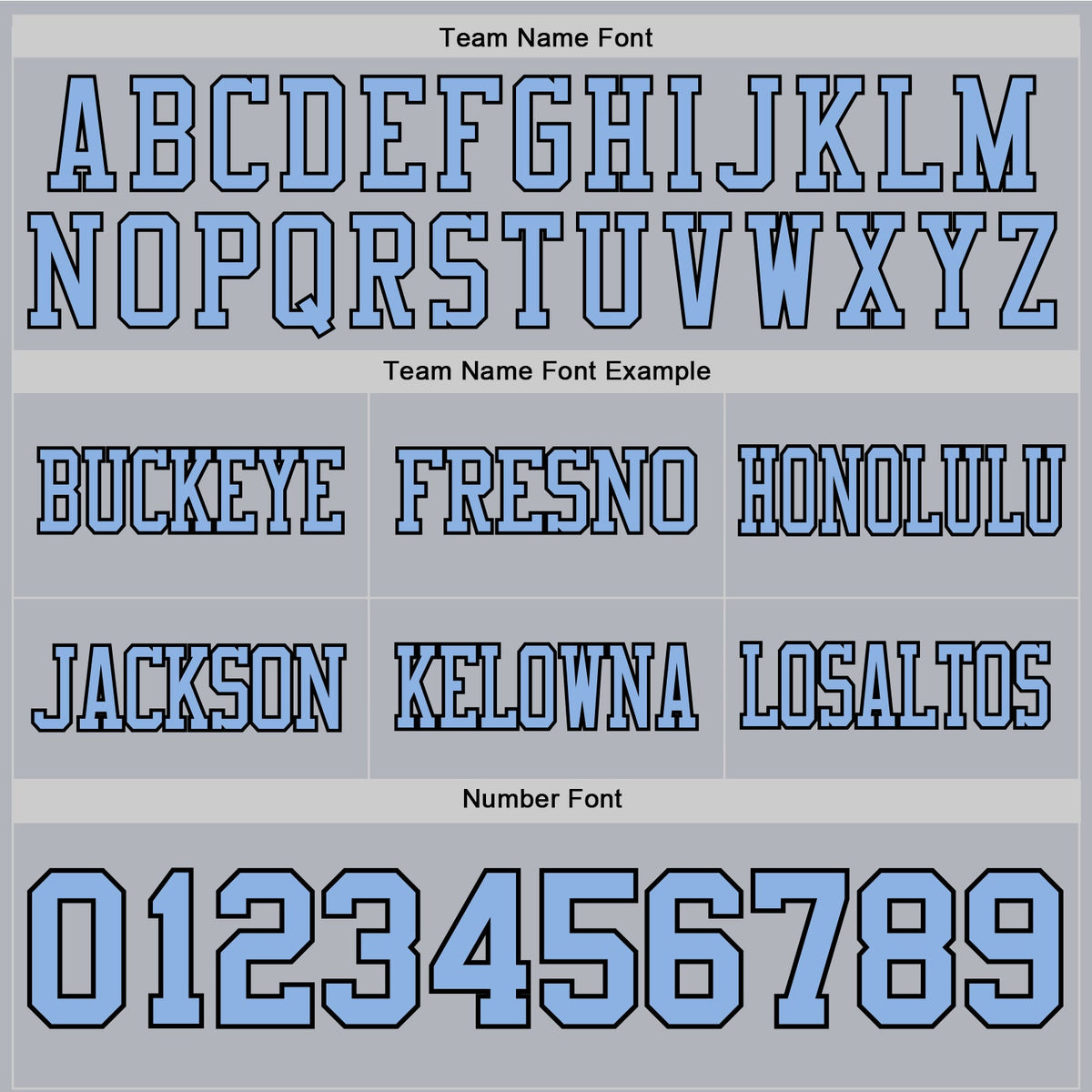Custom Gray Light Blue-Black Authentic Football Jersey