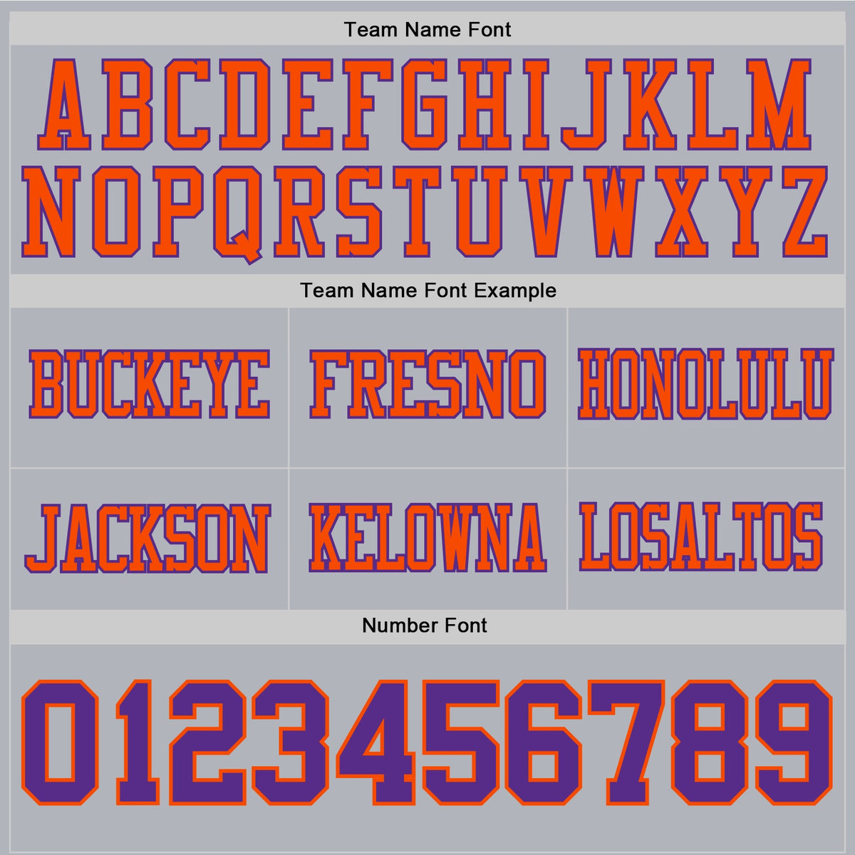 Custom Gray Purple-Orange Authentic Football Jersey