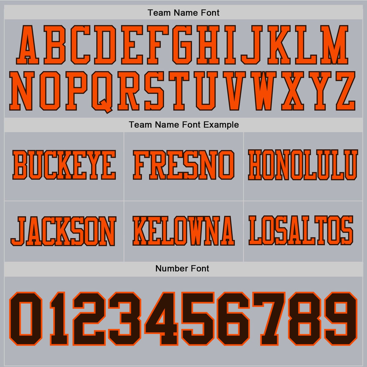 Custom Gray Brown-Orange Authentic Football Jersey