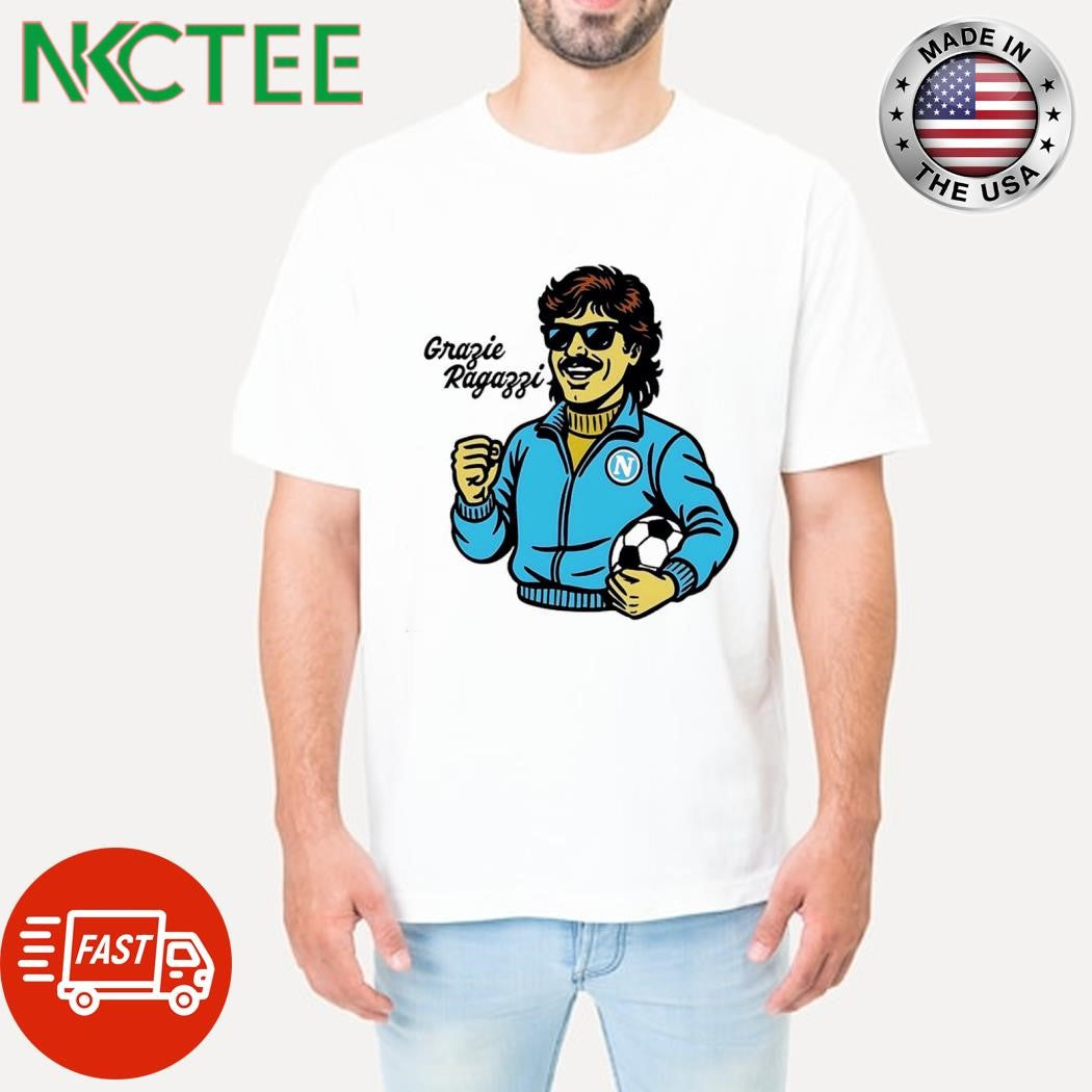 Grazie Ragazzi caricature soccer shirt