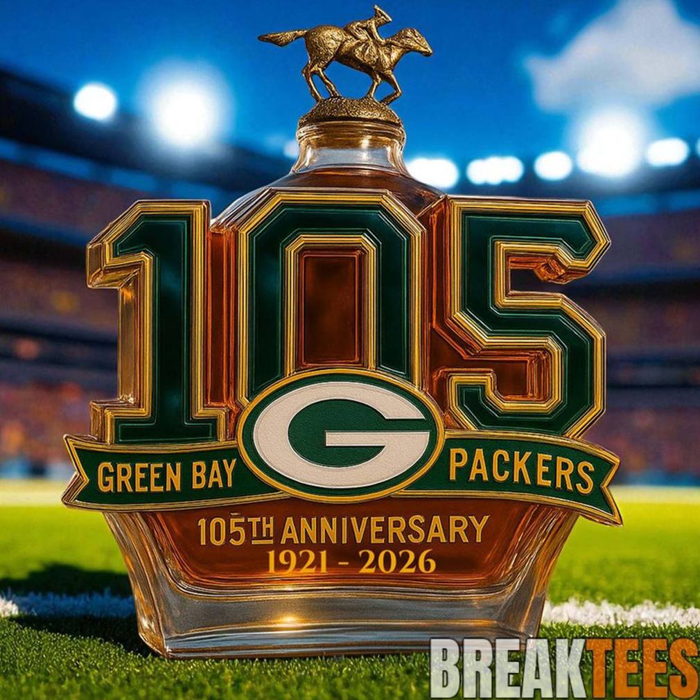 Green Bay Packers 105th Anniversary Limited Edition Whiskey Bottle