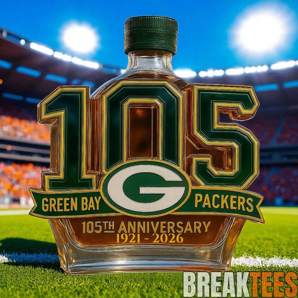 Green Bay Packers 105th Anniversary Limited Edition Whiskey Bottle