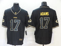 Green Bay Packers #17 Davante Adams Packers Black Retro Gold 010