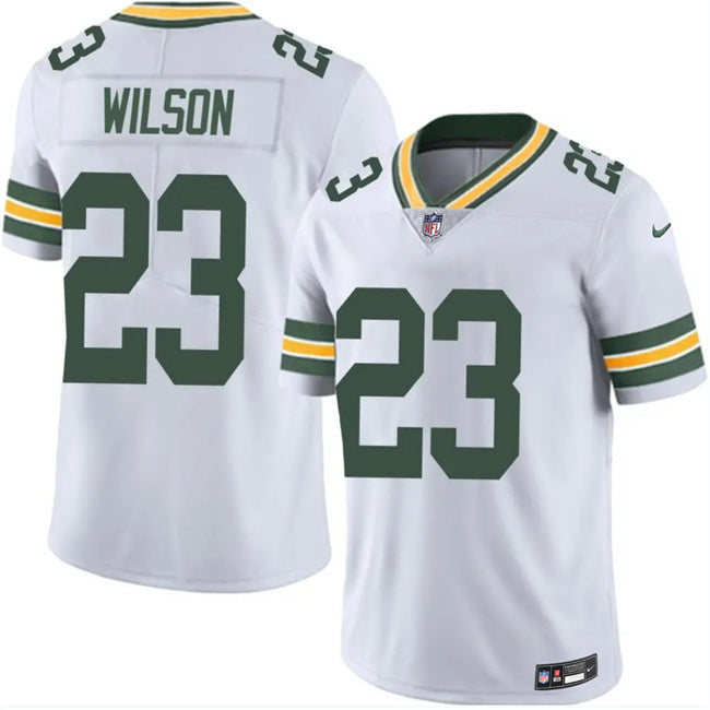 Green Bay Packers #23 Emanuel Wilson White 2025 Vapor Untouchable Limited