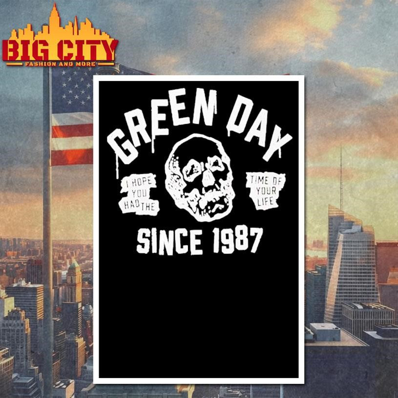 Greenday I Hope You Had The Time Of Your Life Since 1987 Shirt