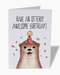 Otterly Awesome Greeting Card