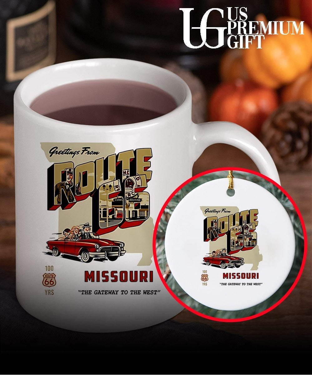 Greetings From Route 66 Missouri The Gateway To The West shirt
