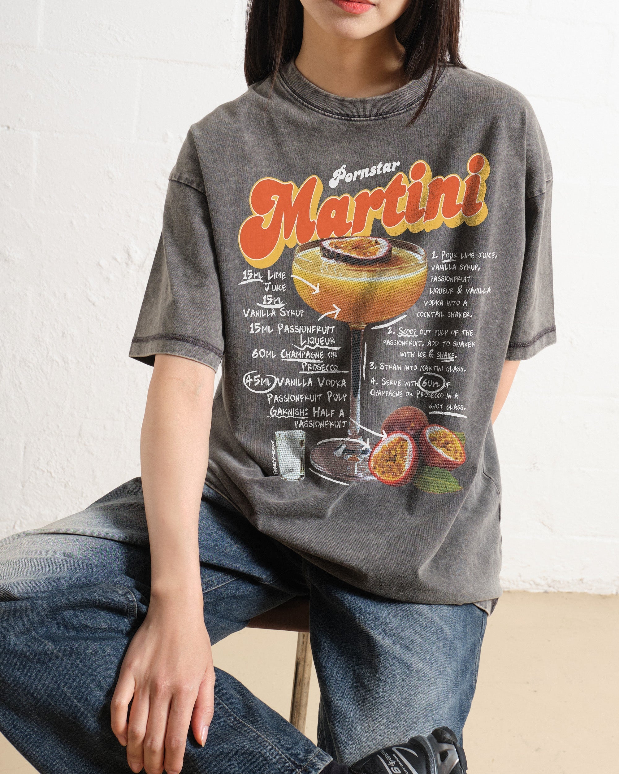 Pornstar Martini Oversized Tee