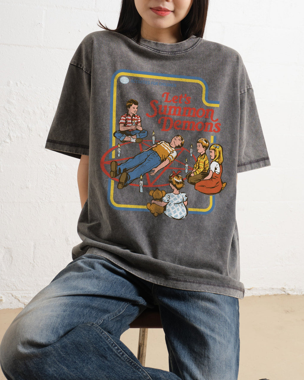 Let's Summon Demons Oversized Tee