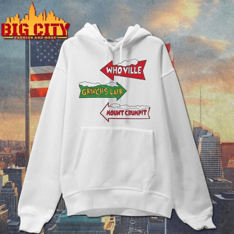 Grinch Direction Signs Shirt