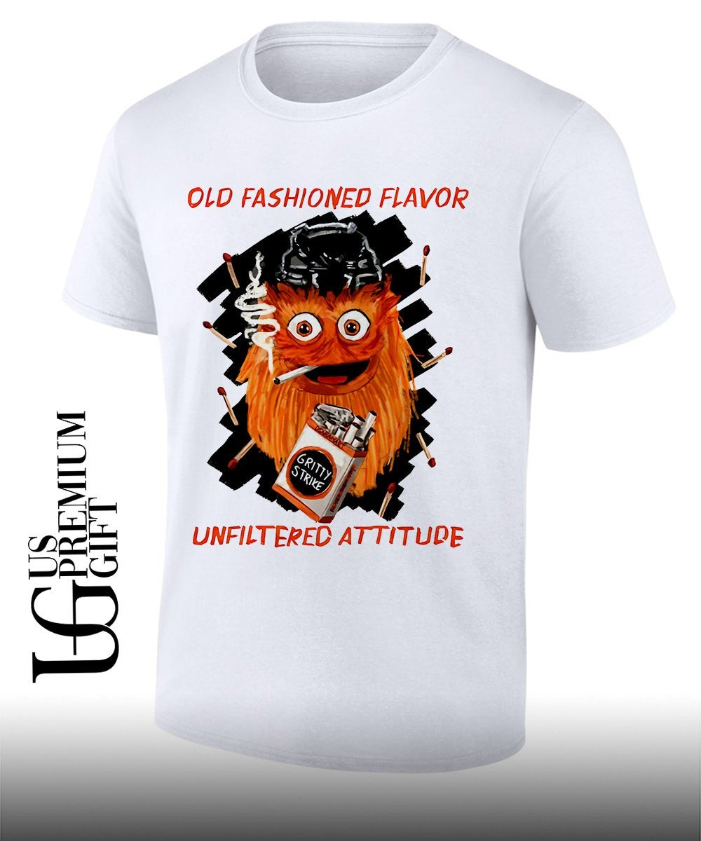 Gritty Philadelphia Flyers old fashioned flavor unfiltered attitude shirt