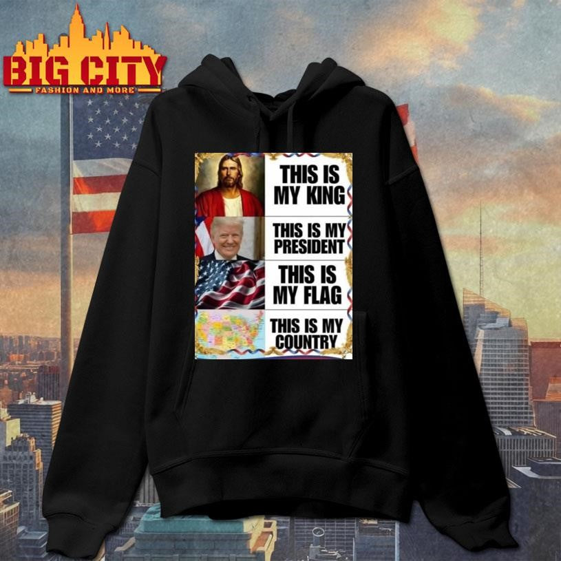 Gunther Eagleman This Is My King President Flag Country Shirt