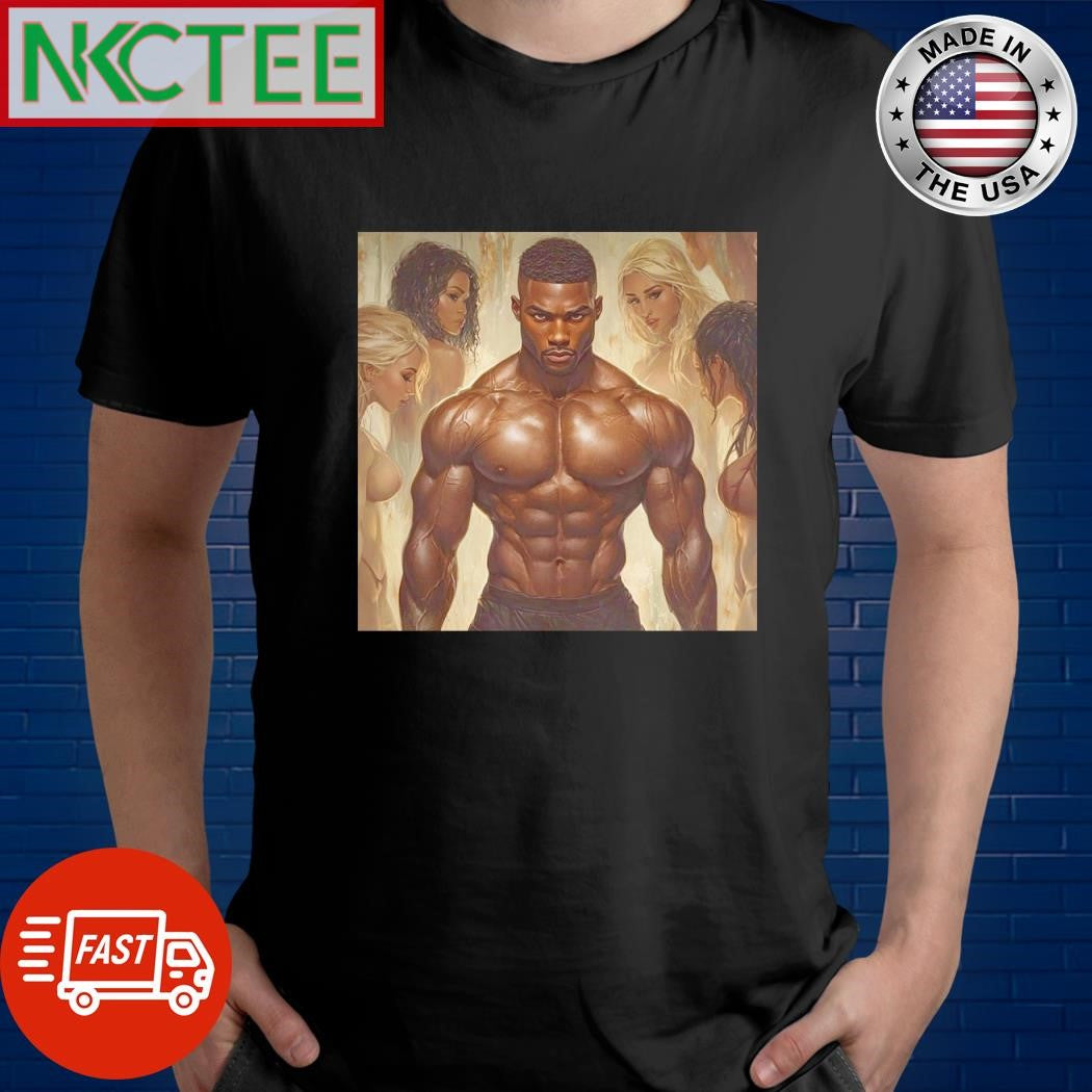 Gym boy vs angles paint shirt