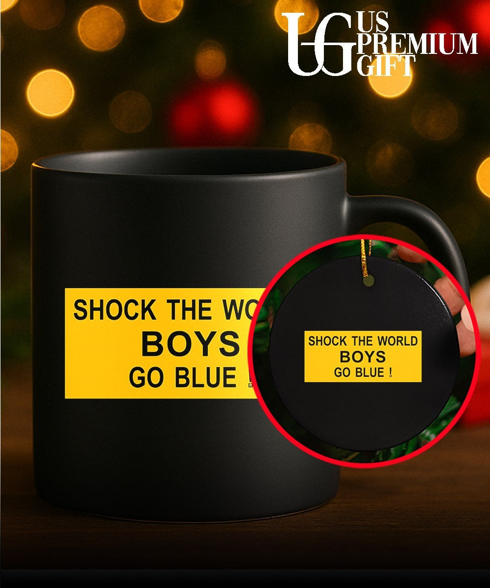 Shock the world boys go blue T-shirt