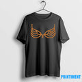 Halloween Orange Bra Design Costume Show Tshirts Sweater