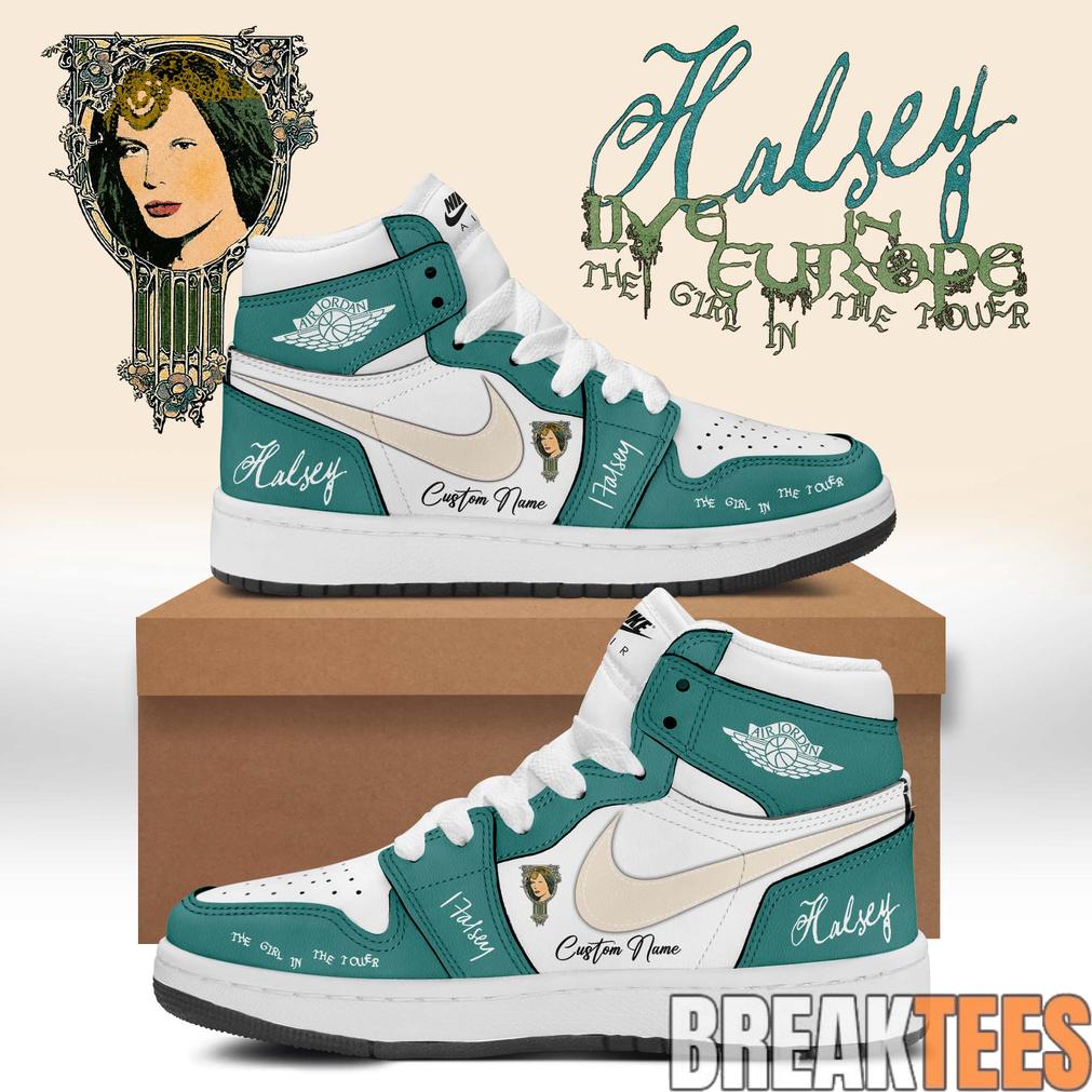 Halsey “The Girl In The Tower Europe Tour” 2026 Signature Custom Air Jordan 1 Shoes