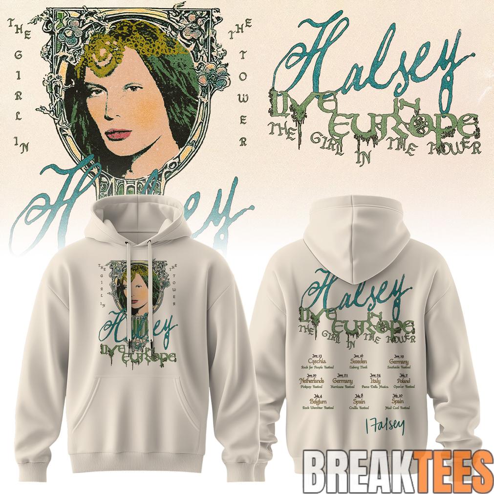 Halsey “The Girl In The Tower Europe Tour” 2026 Signature Hoodie