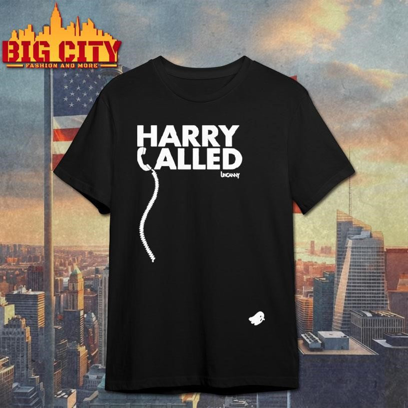 Harry Called Graphic Ghost Phone Receiver Shirt
