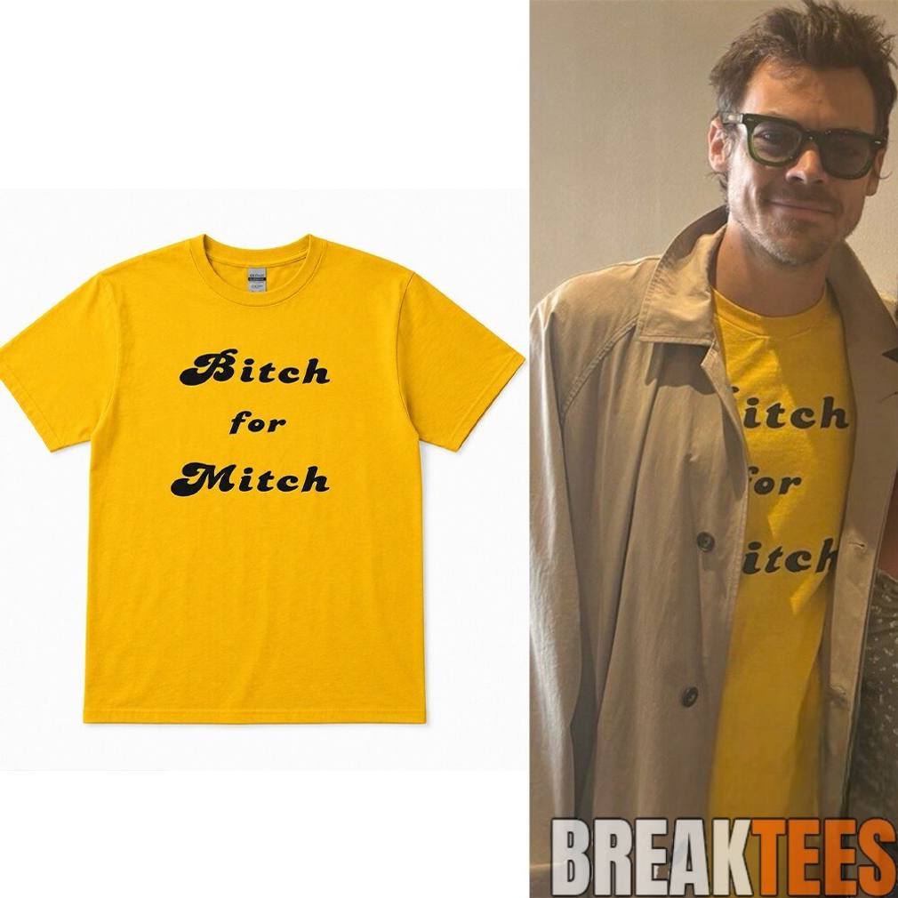 Harry Styles Bitch For Mitch Amsterdam Tour Shirt