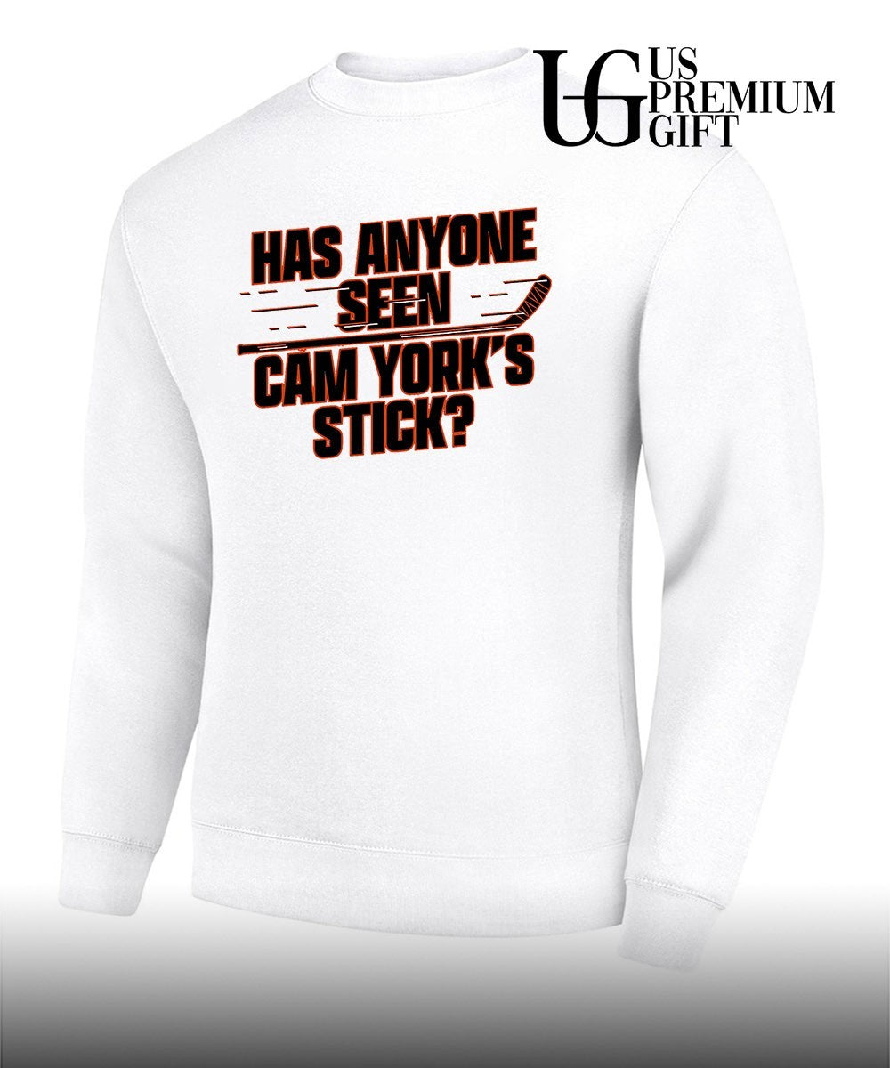 Has Anyone Seen Cam York’s Stick Philadelphia Flyers hockey shirt