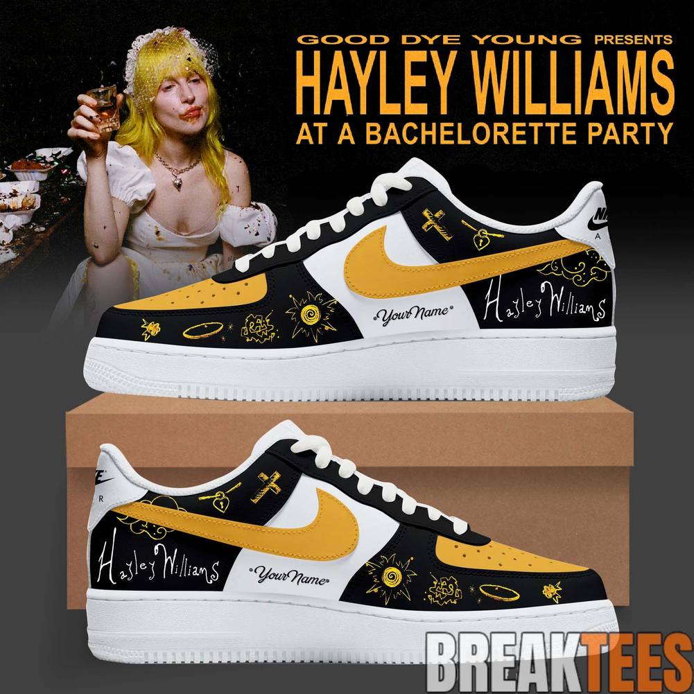 Hayley Williams Bachelorette Party Tour 2026 Custom Air Force 1 Sneaker