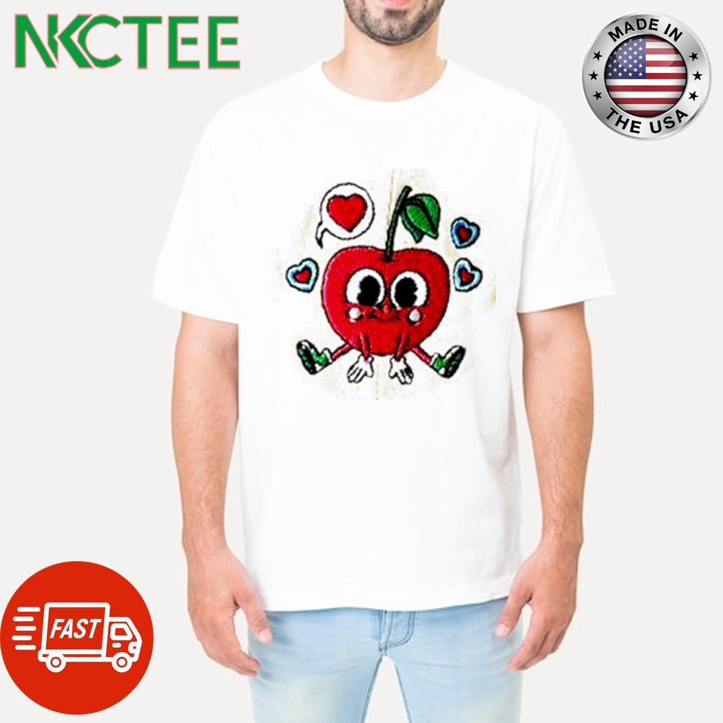 Heart cartoon leaf shirt