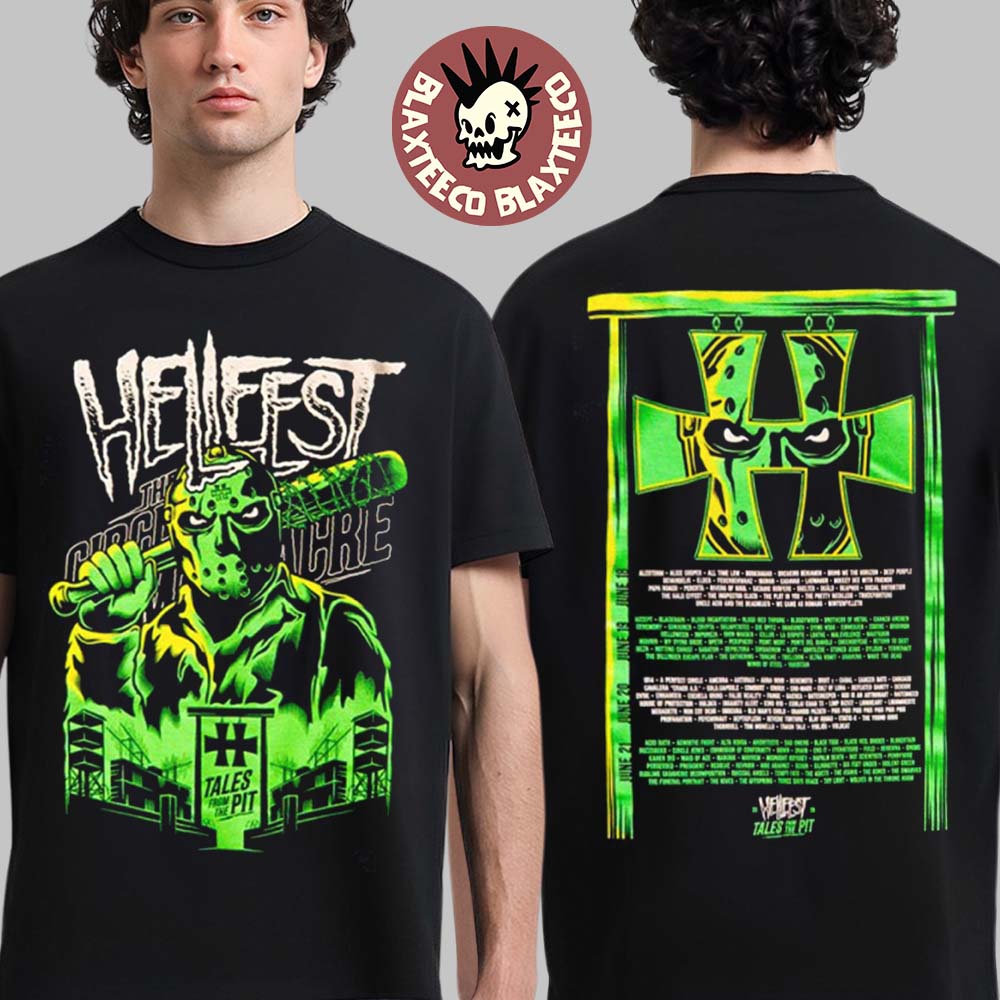 Hellfest 2026 Tales From The Pit Sanctuary Merch In Clisson France From June 18 To 21 2026 Circle Pit Massacre T-Shirt