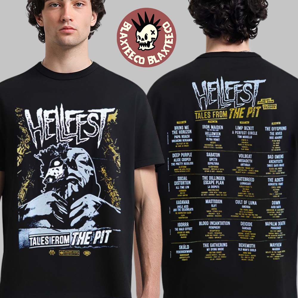 Hellfest 2026 Tales From The Pit Sanctuary Merch In Clisson France From June 18 To 21 2026 Dead Inside T-Shirt